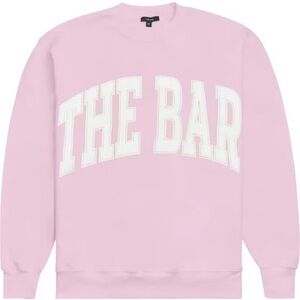 The Bar Light Pink Crewneck Sweatshirt with White Logo